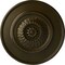 Ekena Millwork Floral Ceiling Medallion, Hand-Painted Green Gold, 23 1/2"OD x 2 3/4"P CM23FLGGS - alternate 1